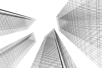 Fototapeta premium abstract architecture