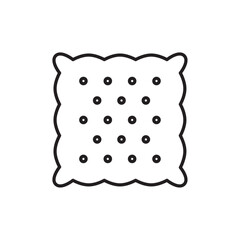 Biscuit icon Black and white logo