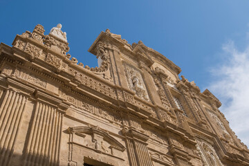 Fassade der Kathedrale Sant’Agata von Gallipoli