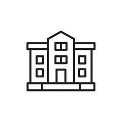 Campus icon Black and white logo