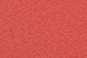 Watermelon pink foam background one color porous sponge packing material.	