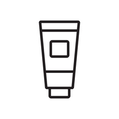 Sunscreen icon Black and white logo