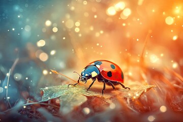 ladybird on a leaf