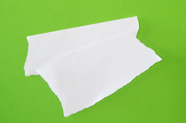 Torn rip paper background with space for your message in your work.