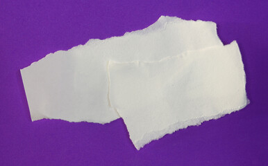 Torn rip paper background with space for your message in your work.