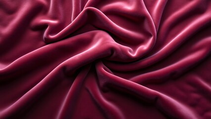 Obraz premium Luxurious Deep Red Velvet Fabric Texture, Soft Pile, Rich Color