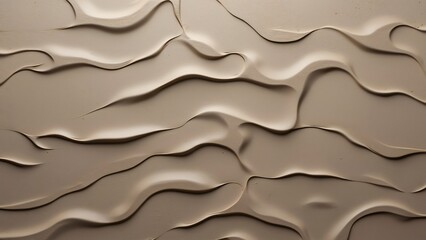 Abstract Wet Clay Texture, Smooth, Slippery, Beige