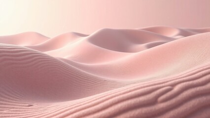 Pink Sand Dunes Texture, AI-Generated Detailed Ripples and Undulations
