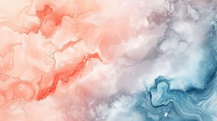 Obraz premium Soft Watercolor Galaxy Texture with Gentle Swirls and Blends