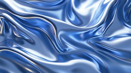 Obraz premium Soft Abstract Blue Waves Flowing Smoothly Across Textured Surface
