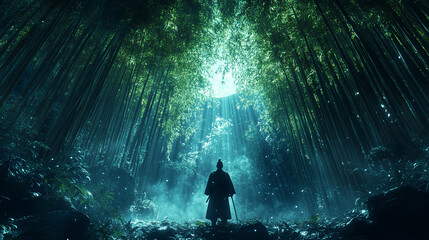 Obraz premium samurai, japan, japanese, ninja, katana, japanese sword, duel, art, scene, cool, emotion, sunset, beauty, war, battle, armor, warrior, snow, mt. fuji, cherry blossoms, clouds, mountain top, temple, 