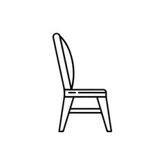 Chair icon symbol vector image illustration
