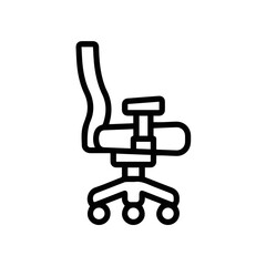 Chair icon symbol vector image illustration

