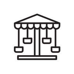 Chair icon symbol vector image illustration
