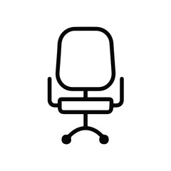 Chair icon symbol vector image illustration
