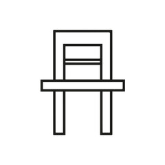 Chair icon symbol vector image illustration
