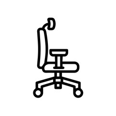 Chair icon symbol vector image illustration
