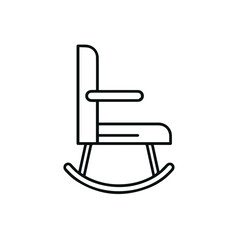 Chair icon symbol vector image illustration
