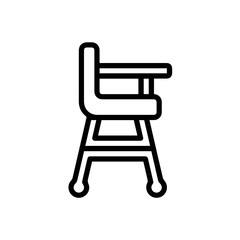 Chair icon symbol vector image illustration
