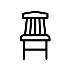 Chair icon symbol vector image illustration
