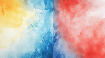 Naklejka premium e-commerce website flat design side view online shopping watercolor Split-complementary color scheme