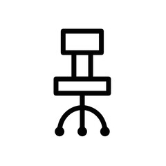 Chair icon symbol vector image illustration
