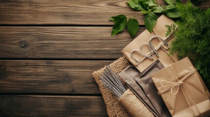 Gardening essentials home workshop lifestyle guide indoor environment overhead view cultivating greenery with care