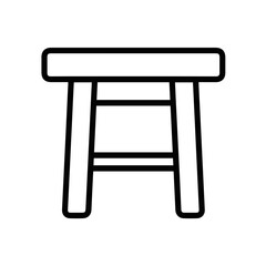 Chair icon symbol vector image illustration
