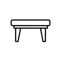 Chair icon symbol vector image illustration
