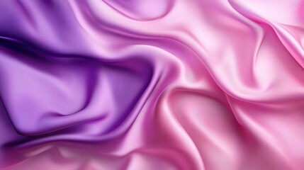 Obraz premium Smooth Violet and Pink Gradient Abstract Fabric Texture Background