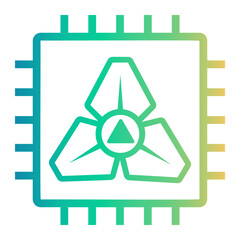 lander Line Gradient Icon