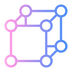 live Line Gradient Icon