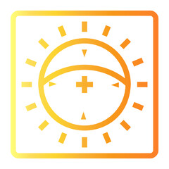 gauge Line Gradient Icon