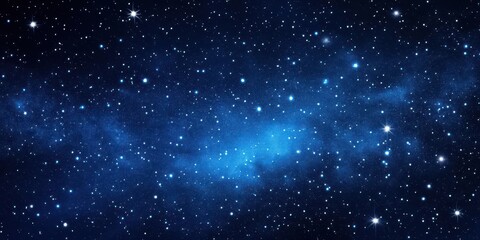 Naklejka premium A serene depiction of a starry night sky filled with twinkling stars and cosmic beauty.