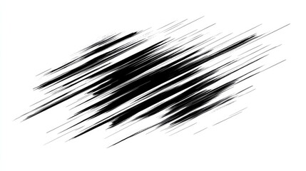 Horizontal speed lines for comic books. Manga, anime graphic speed striped texture. Horizontal fast motion lines for comic books. Vector illustration isolated on white background.