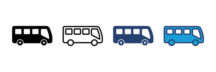 Bus icon vector. bus vector icon