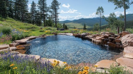 Serene Mountain Retreat with Natural Hot Springs