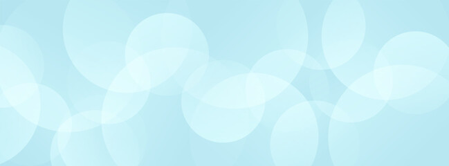 Modern Abstract white glowing geometric circle on blue light overlay background