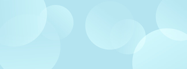 Modern Abstract white glowing geometric circle on blue light overlay background