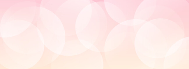 Modern Abstract white glowing geometric circle on pink overlay background