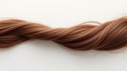 Fototapeta premium Microscopic Human Hair, Detailed Texture, Scales, and Color Variations