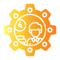work Gradient icon