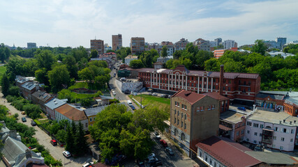 City view with a lot of buildings and trees