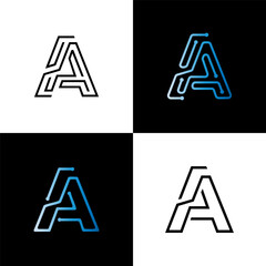 A technology minimalist logo