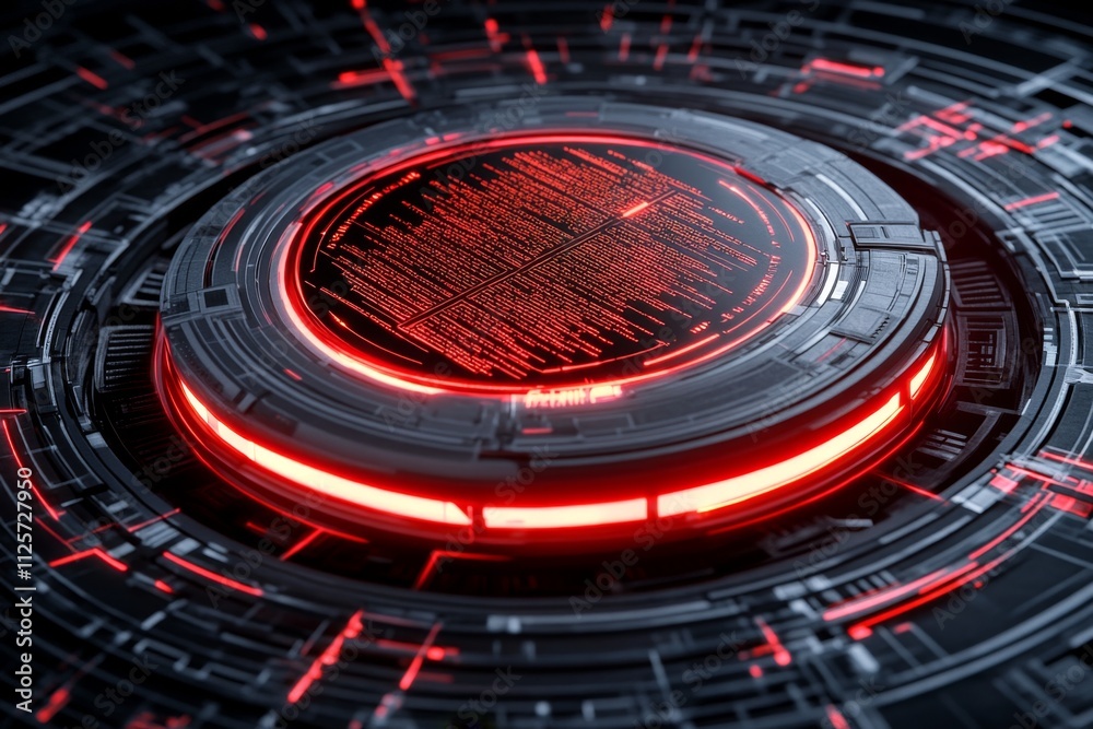 Poster a futuristic editing interface projected in holographic 3d, with a glowing manuscript surrounded by 