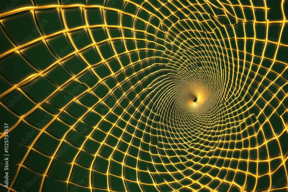 Poster a simple geometric design of a spinning wheel in motion, with curved lines creating a sense of energ