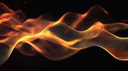 Obraz premium Abstract Glowing Lines and Shapes Ideal for Futuristic Backgrounds