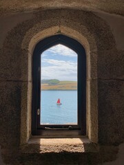 Obraz premium castle boat