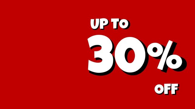 illustration of sales promo special sales offer super sale discount up to 30%