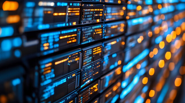 research database interface in white, gold, blue, and silver tones. The design conveys innovation, data integrity, and futuristic technology for groundbreaking analysis